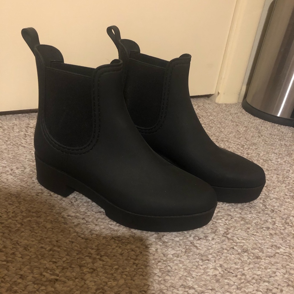 Jeffrey Campbell Cloudy Waterproof Chelsea Rain Boot